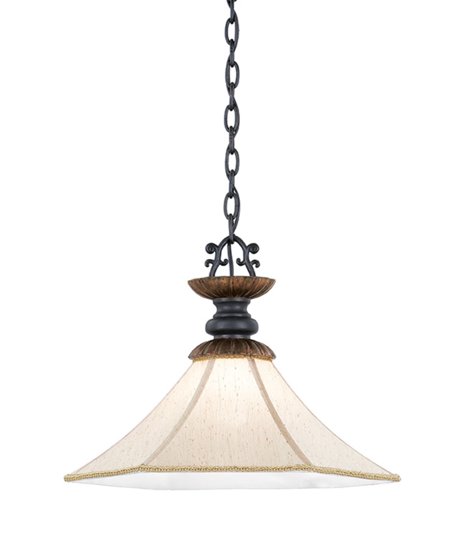 Nulco Lighting 3010 French Country 18 Inch Large Pendant